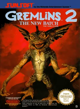 Gremlins 2 - The New Batch (USA) (Beta) box cover front